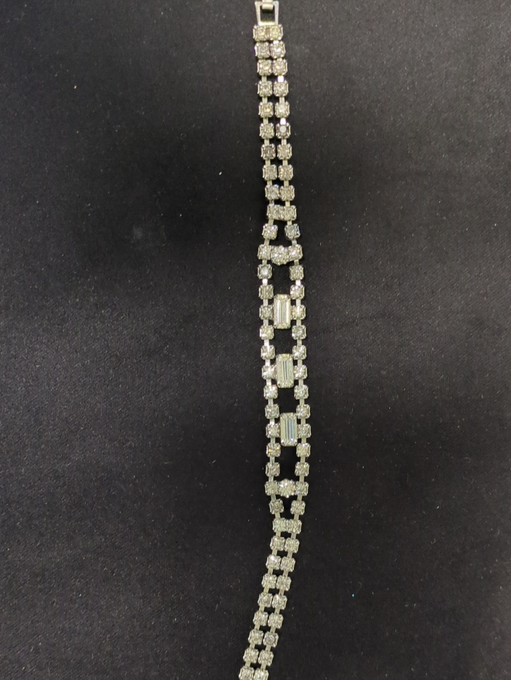 Silver Crystal Tennis Bracelet - Elegant Women’s Jewelry